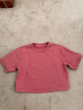 Lululemon Athletica Cotton TerryFrench Swift Croptop